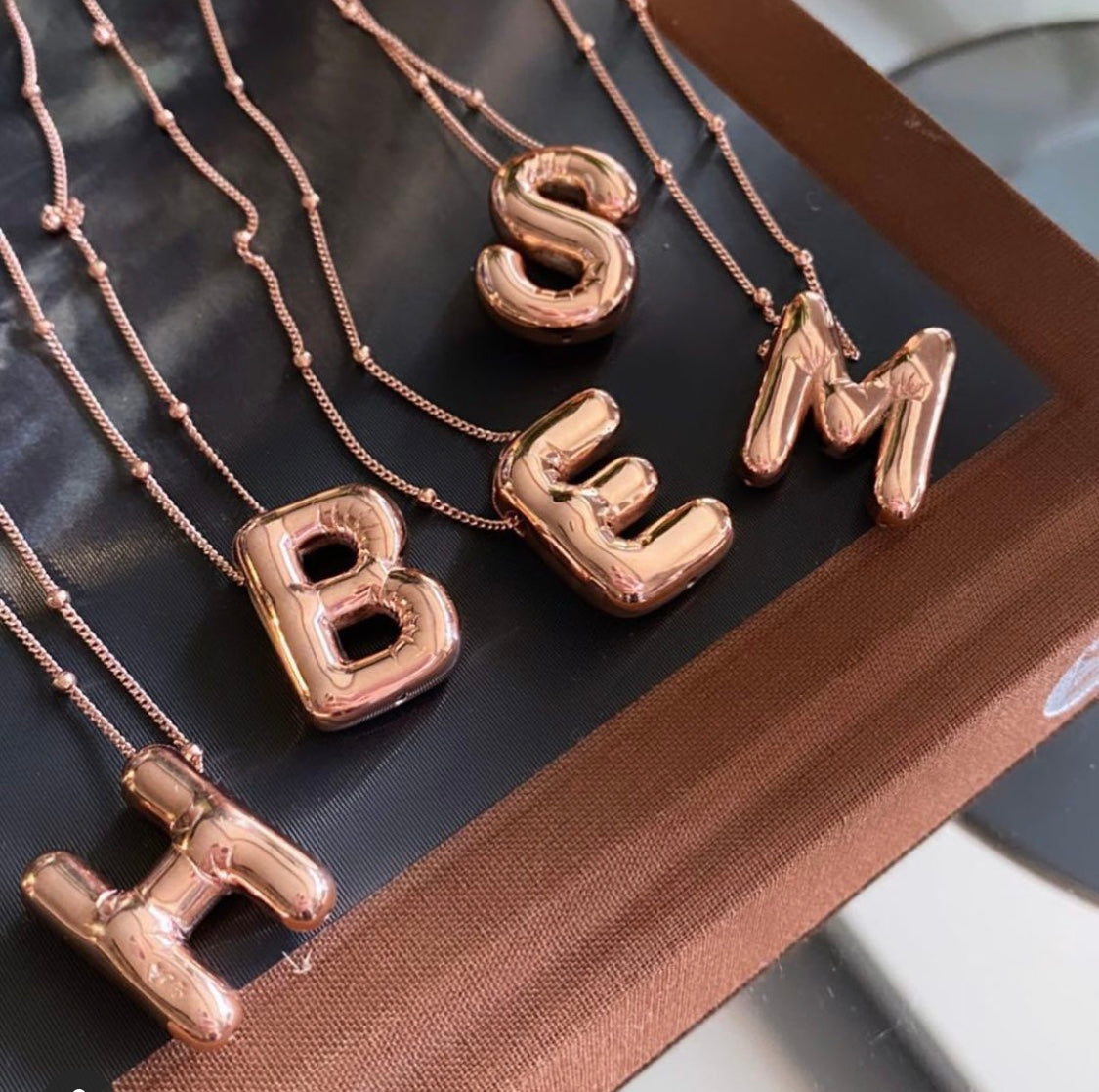 Balloon Letter Necklace