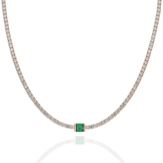 Yeşil Mini Baget Tennis Choker